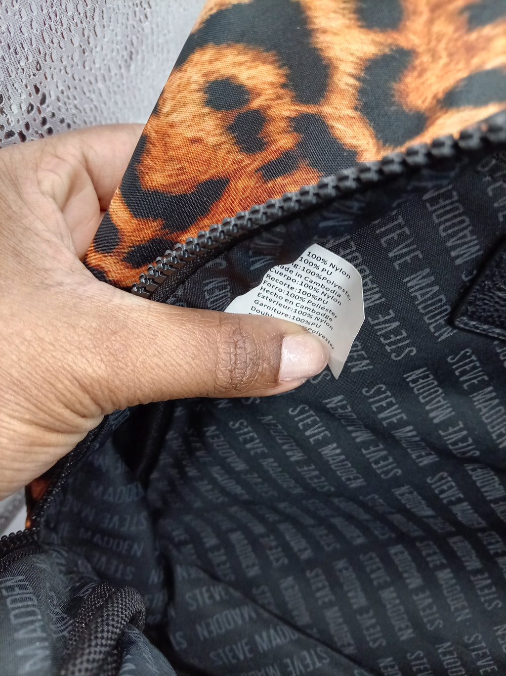 Steve Madden Leopard Print Backpack & Detachable Pouch – New Without Tags