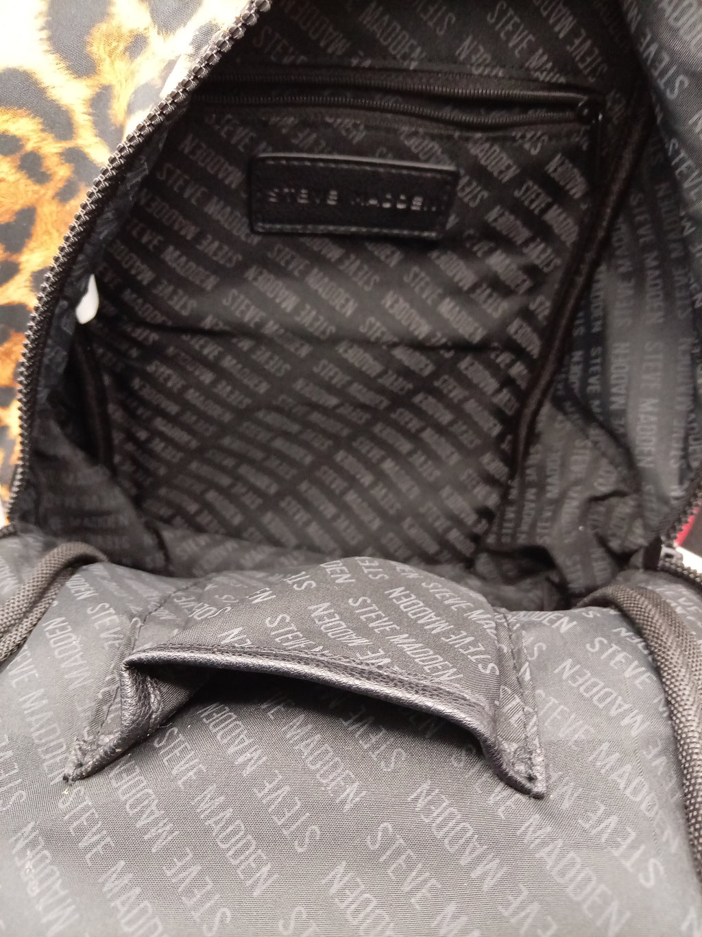 Steve Madden Leopard Print Backpack & Detachable Pouch – New Without Tags