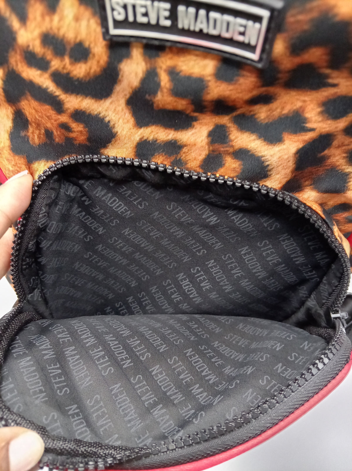 Steve Madden Leopard Print Backpack & Detachable Pouch – New Without Tags