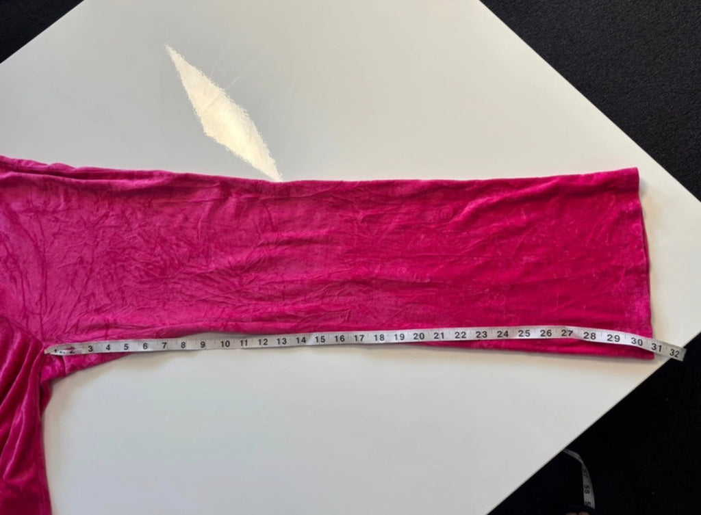 Juicy Couture Hot Pink Velour Rhinestone Trousers – Size M