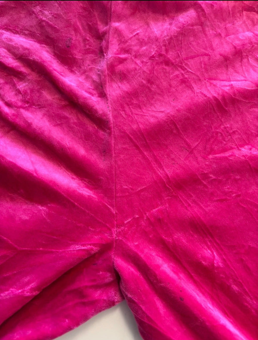 Juicy Couture Hot Pink Velour Rhinestone Trousers – Size M