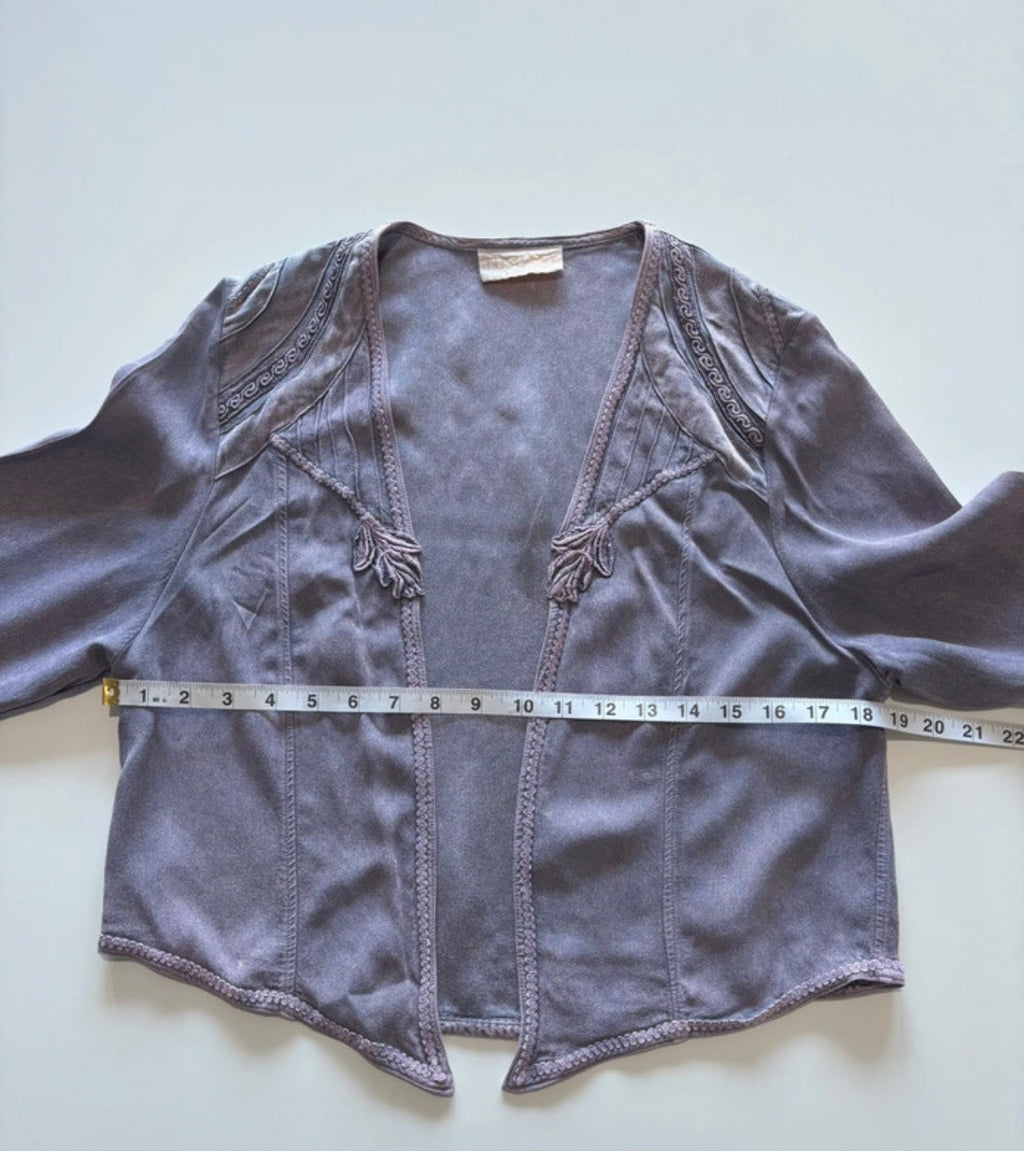 Vintage Tuscany Collection Lilac Maxi Dress & Bolero Jacket Co-Ord