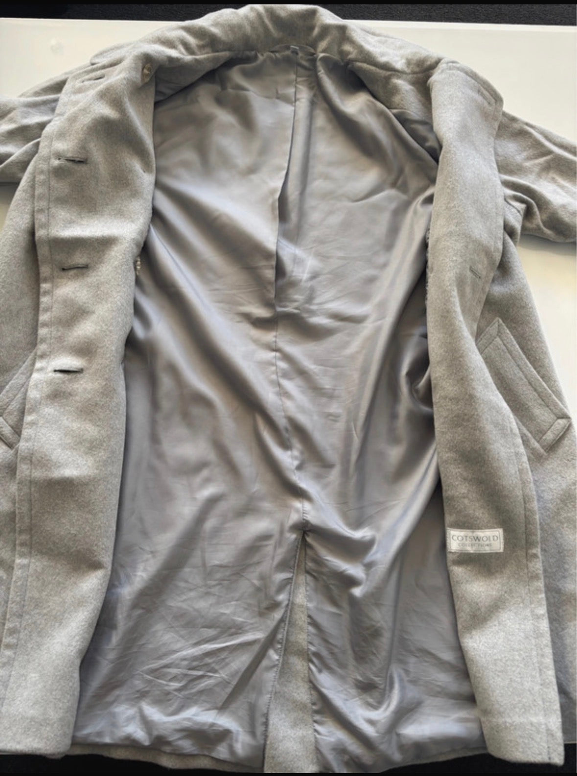 Cotswold Collections Wool & Cashmere Longline Coat – UK 14