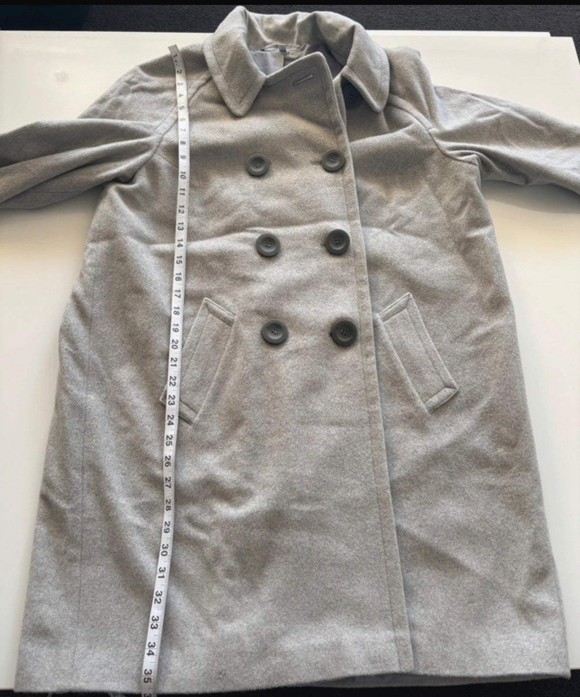 Cotswold Collections Wool & Cashmere Longline Coat – UK 14