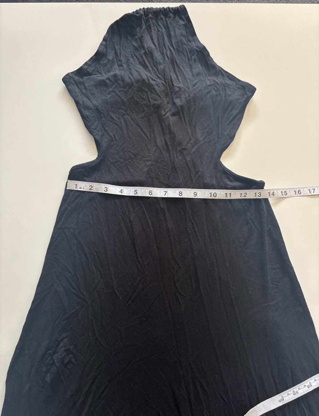 Missguided Black Cut-Out Backless Maxi Dress – Bodycon (UK 12)