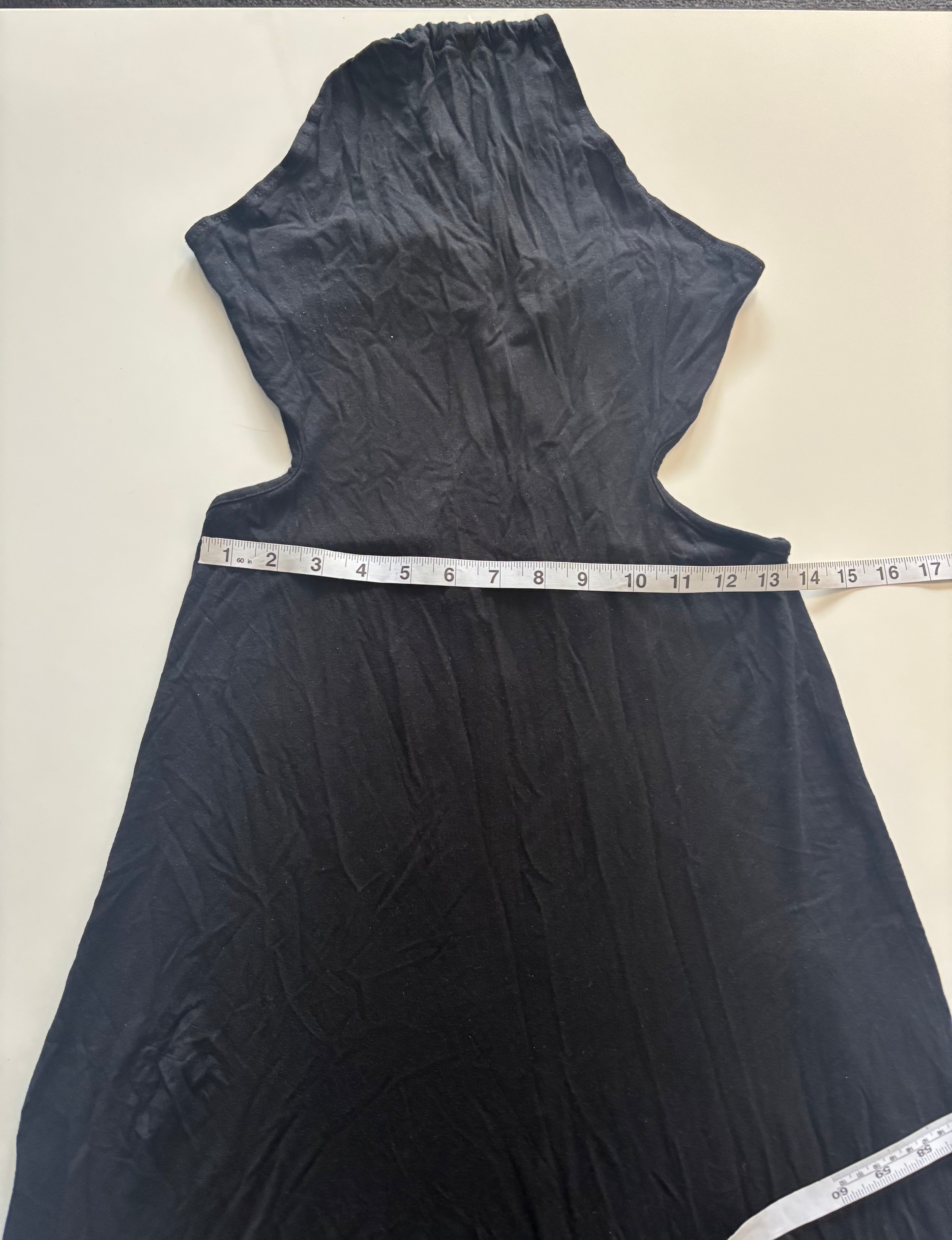 Missguided Black Cut-Out Backless Maxi Dress – Bodycon (UK 12)