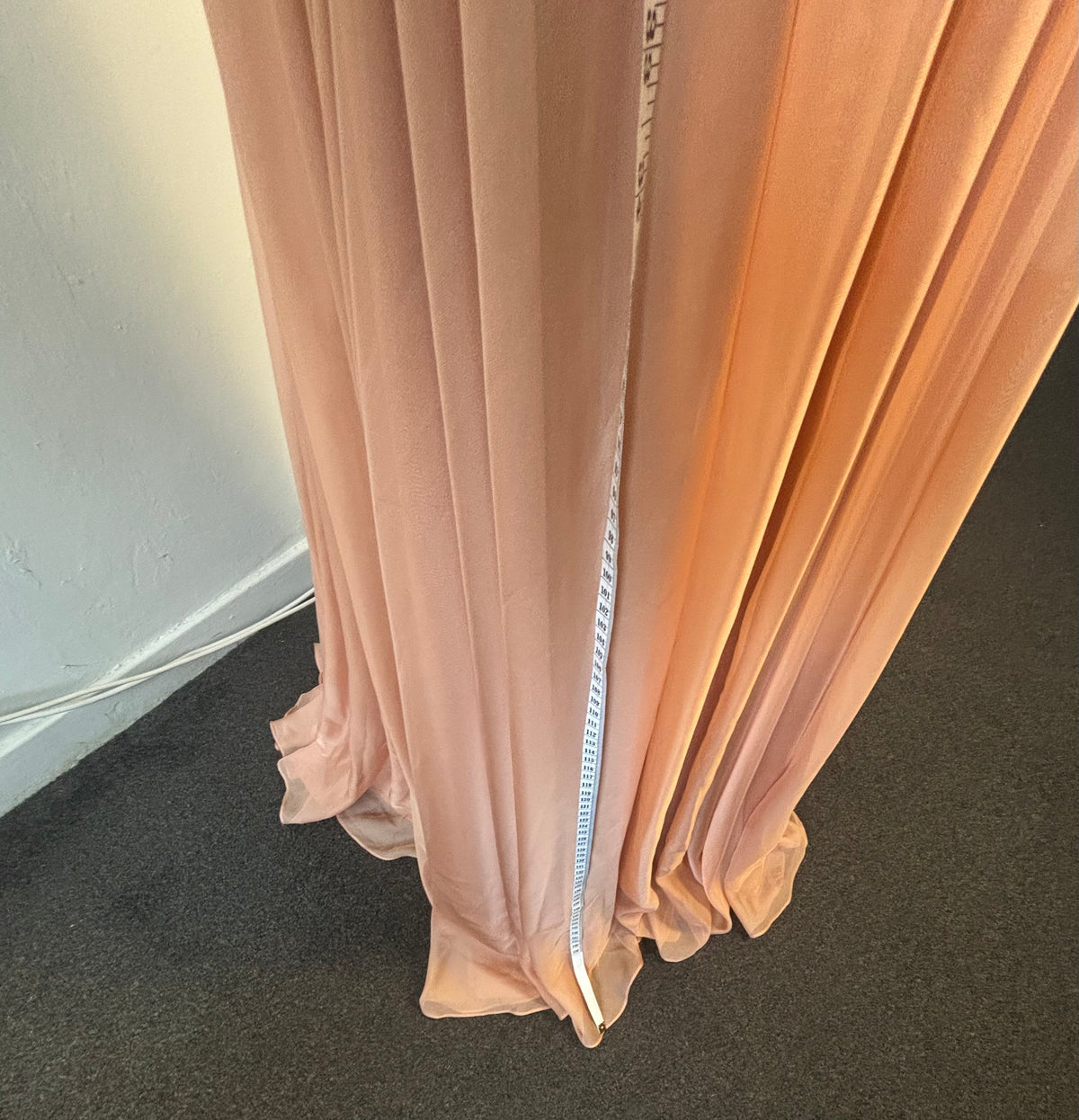 Carla Ruiz Embellished Lace Maxi Occasion Dress – Blush Pink – UK 18 BNWT