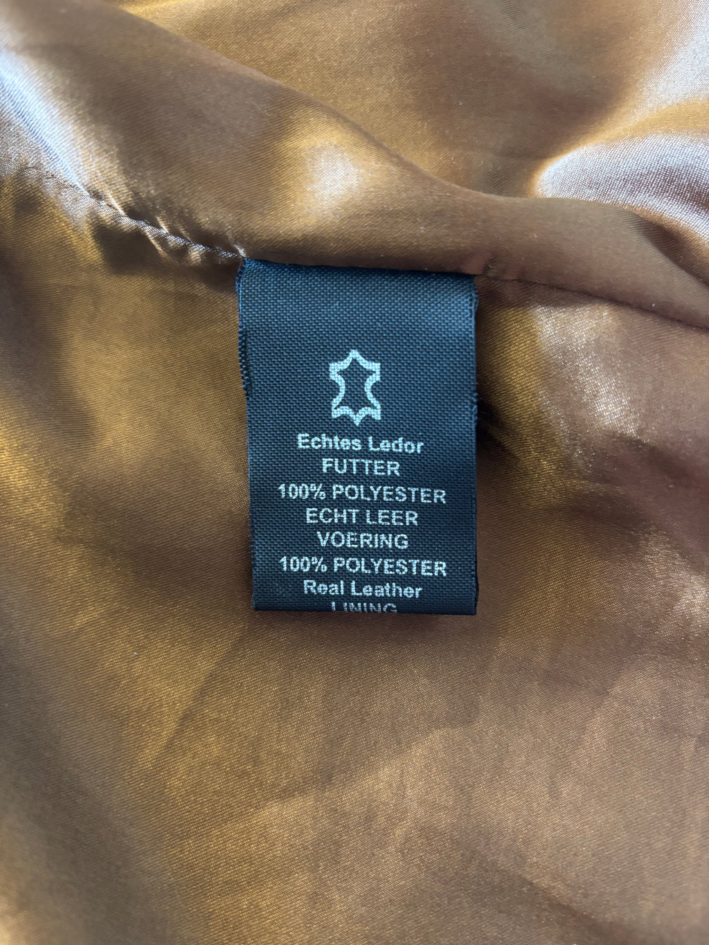Vintage Caramel Brown Leather Jacket – Biker Style (UK 20–22 / XL)