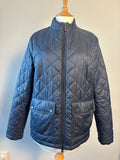 Barbour Lorne Quilted Jacket – Navy (UK 16)