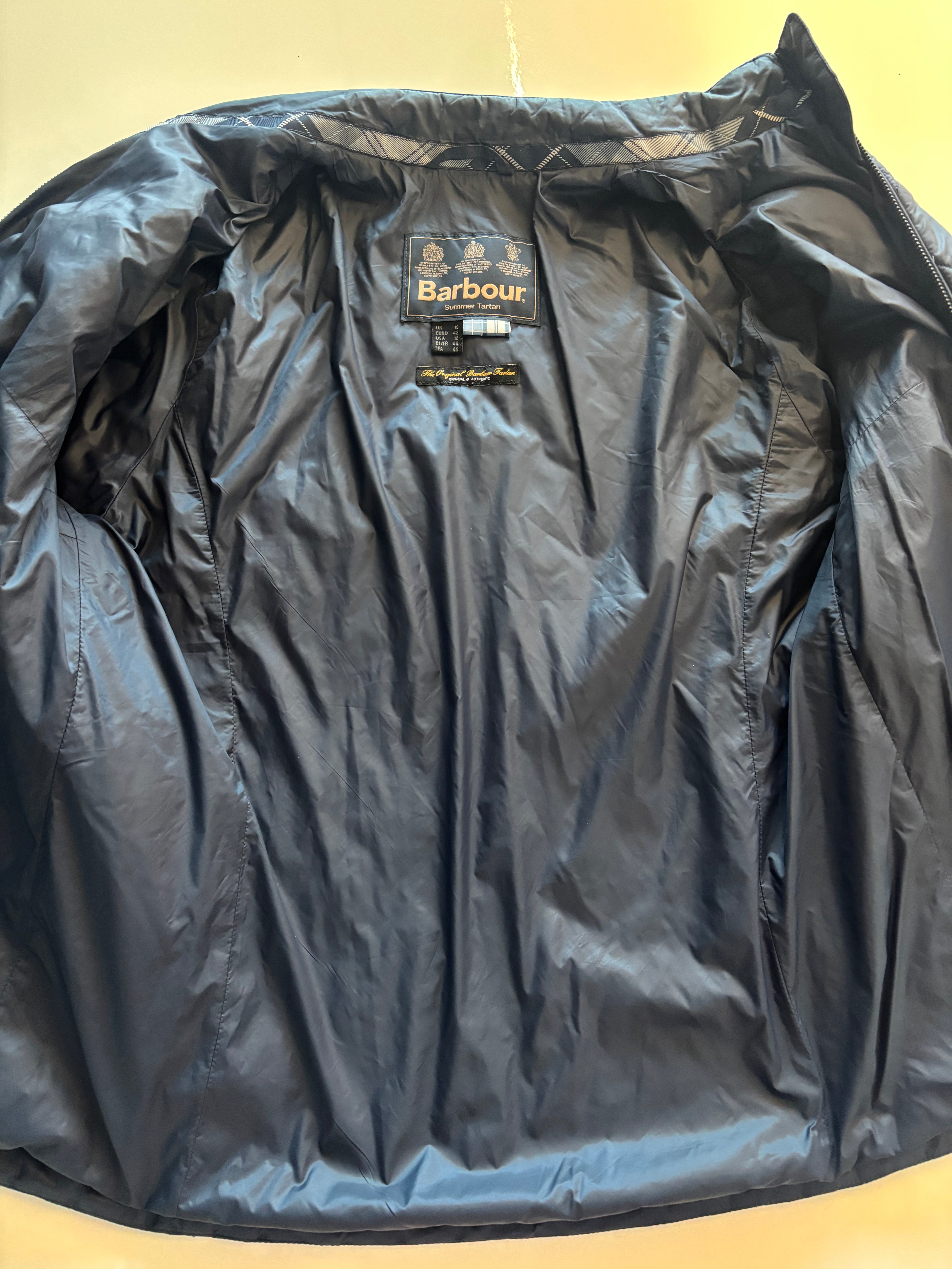 Barbour Lorne Quilted Jacket – Navy (UK 16)