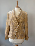 Vintage Kaliko Embroidered Velvet Blazer – Silk Blend – UK 12