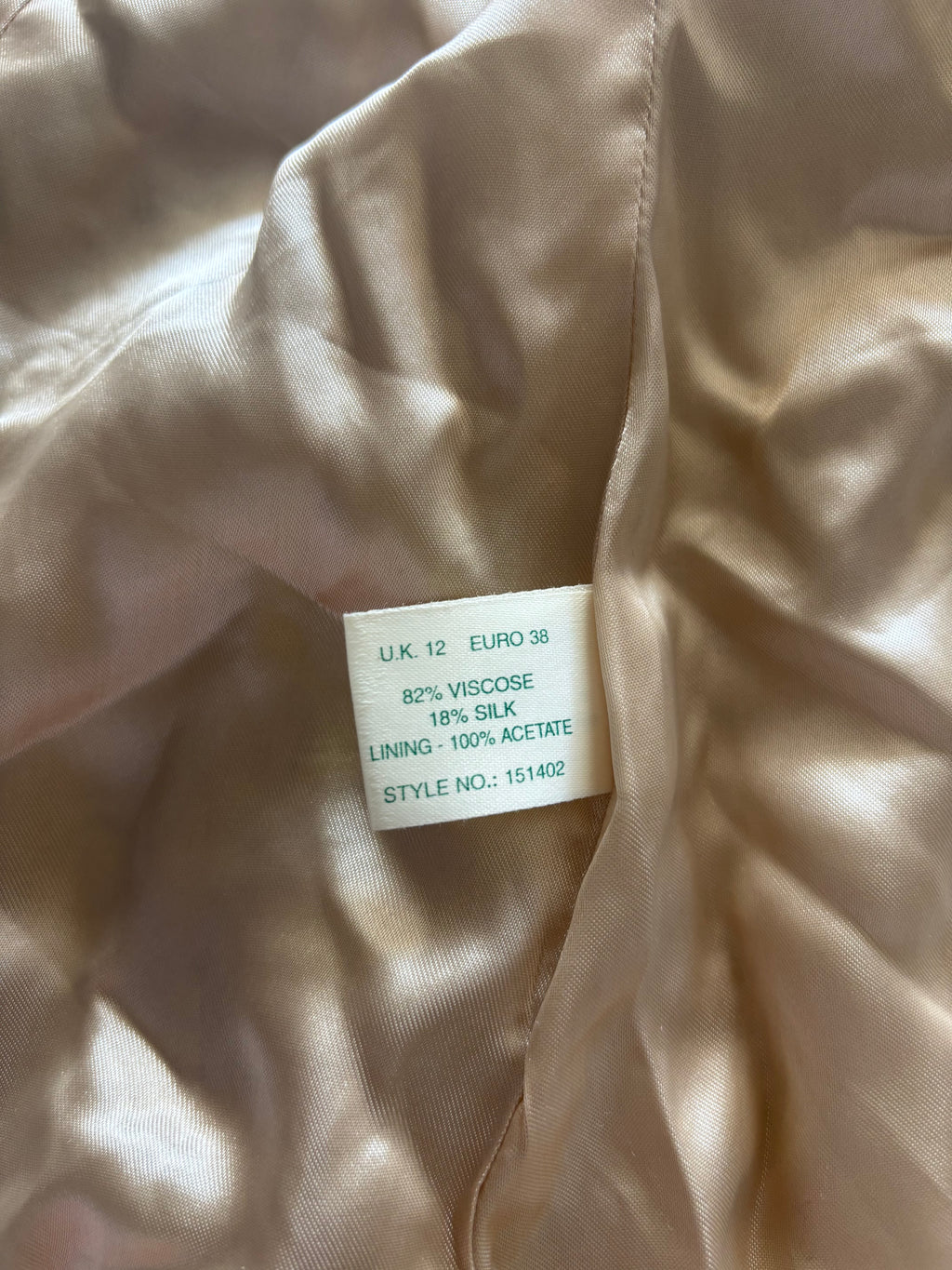 Vintage Kaliko Embroidered Velvet Blazer – Silk Blend – UK 12