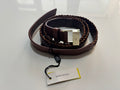 Karen Millen Tan Braided Leather Belt – Gold Buckle – New With Tags
