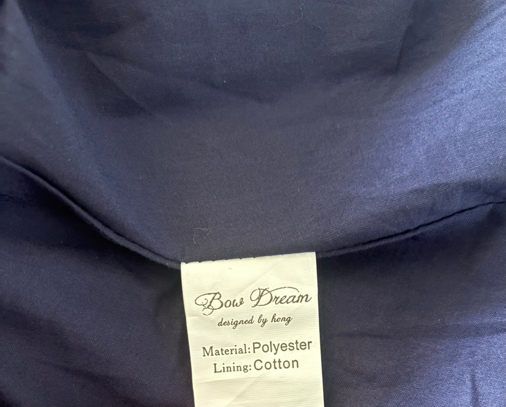 Rose Happy Navy Chiffon Occasion Midi Dress – UK 18 | BNWT