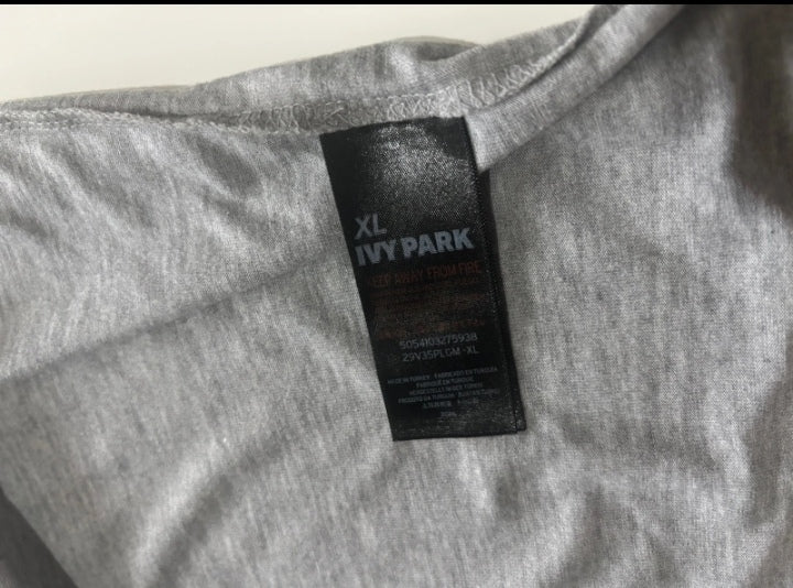 Ivy Park x Adidas Oversized Logo Tank Top Grey – XL