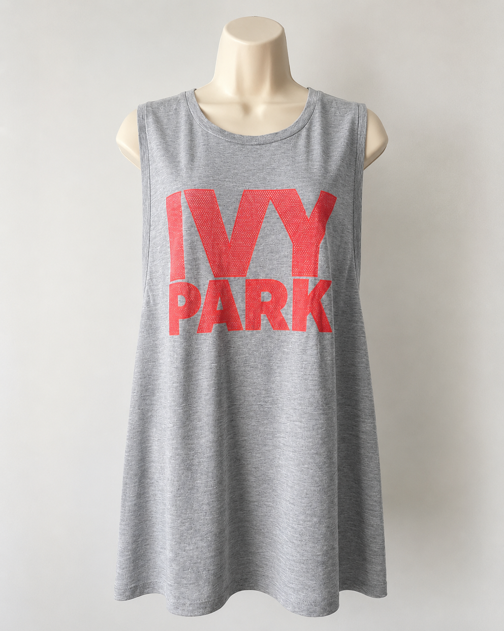 Ivy Park x Adidas Oversized Logo Tank Top Grey – XL