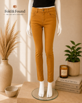 Zara Z1975 Denim Ochre Skinny Jeans UK 10