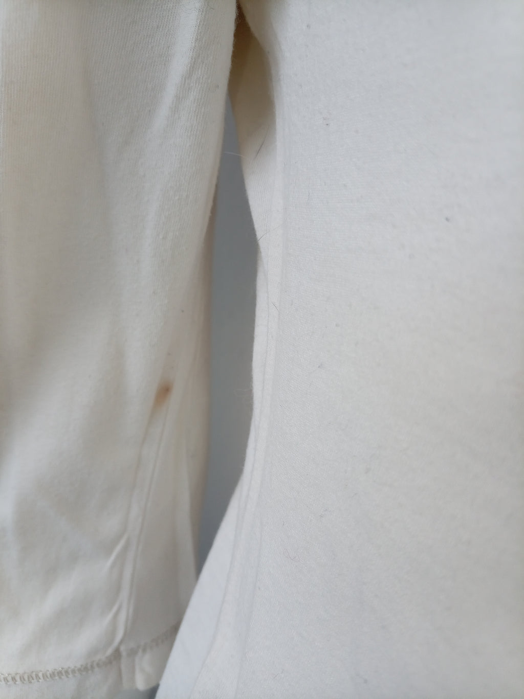 Vintage Next Cream Floral Puff Sleeve Top | UK 12