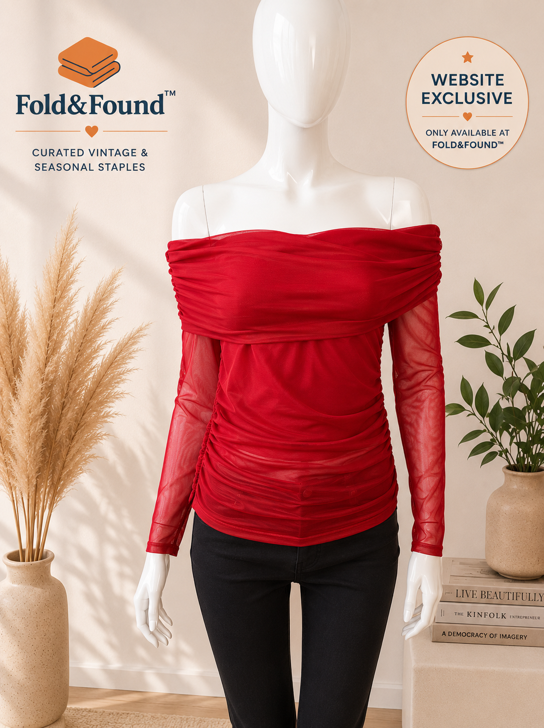 ❤️ BNWT Red Mesh Off-Shoulder Ruched Top | Y2K Party Going Out Top | Size 14