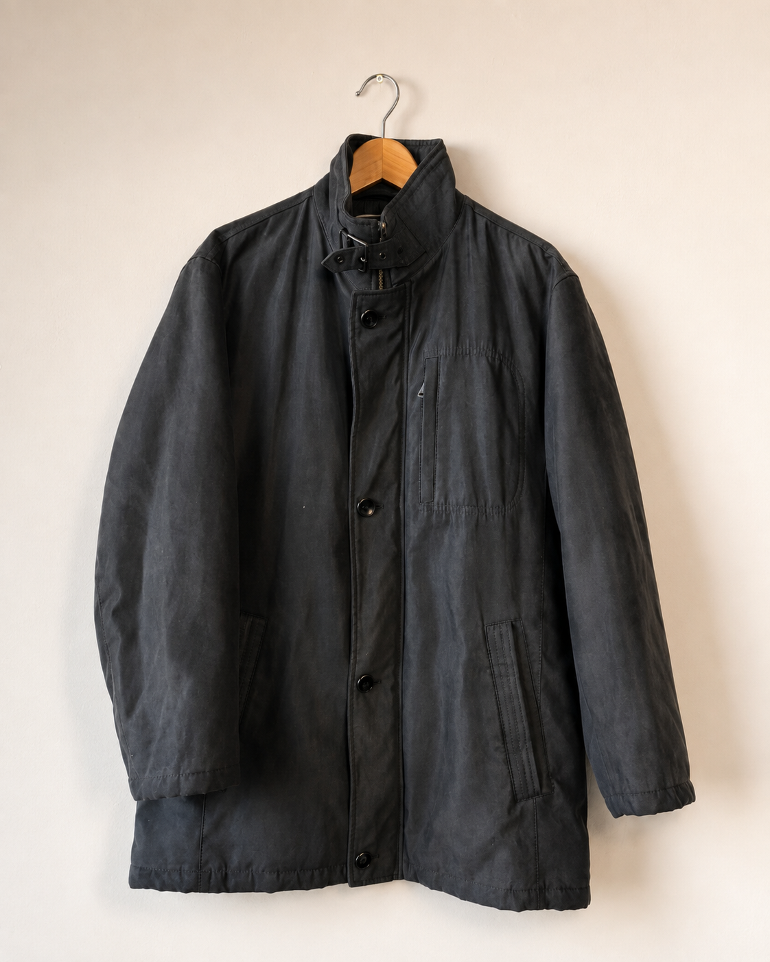 Bugatti Relax Men’s Quilted Jacket – Charcoal | Size 38R