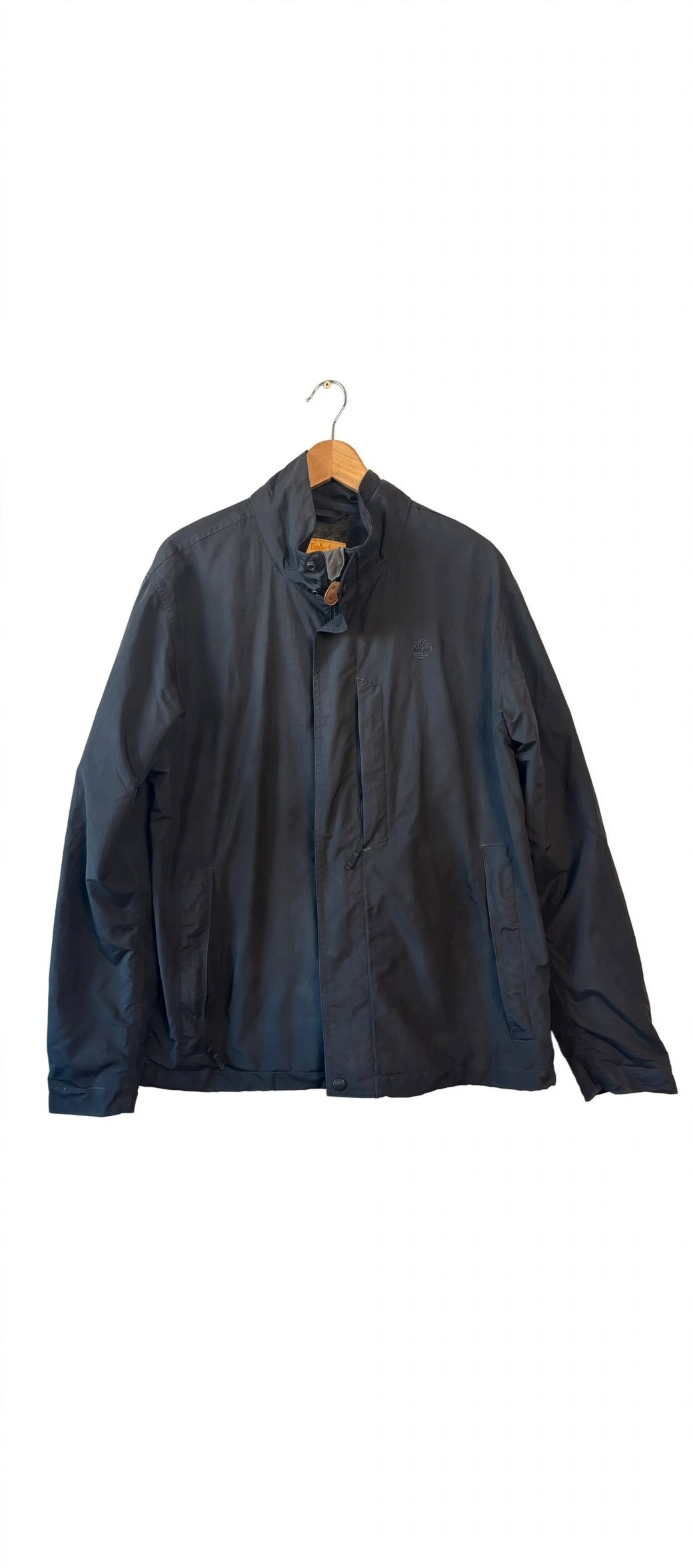 Timberland Waterproof Jacket Mens L / Large Navy — Mesh Lined — Established 1973
