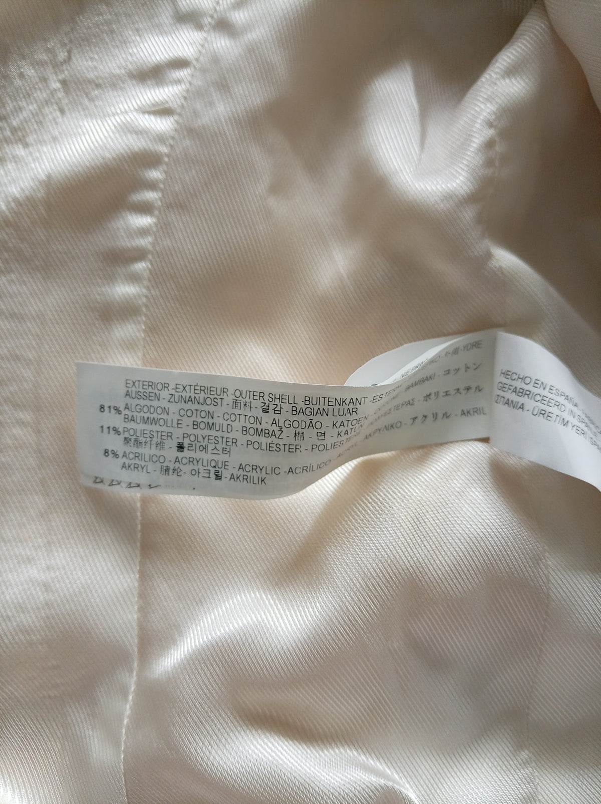 Zara Yellow Bouclé Blazer – Frayed Trim Structured Jacket Size L (UK 16–18)