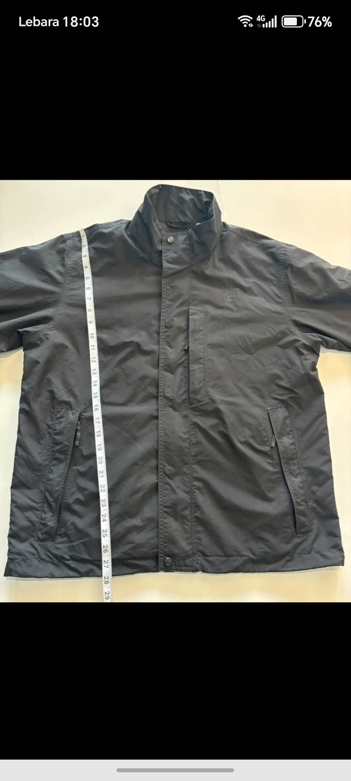 Timberland Waterproof Jacket Mens L / Large Navy — Mesh Lined — Established 1973