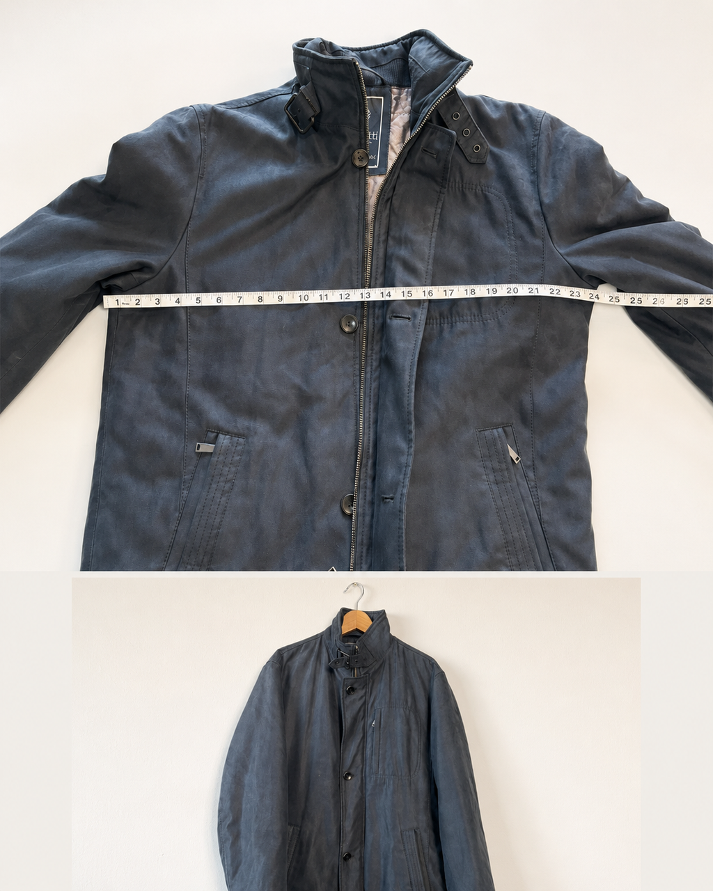 Bugatti Relax Men’s Quilted Jacket – Charcoal | Size 38R