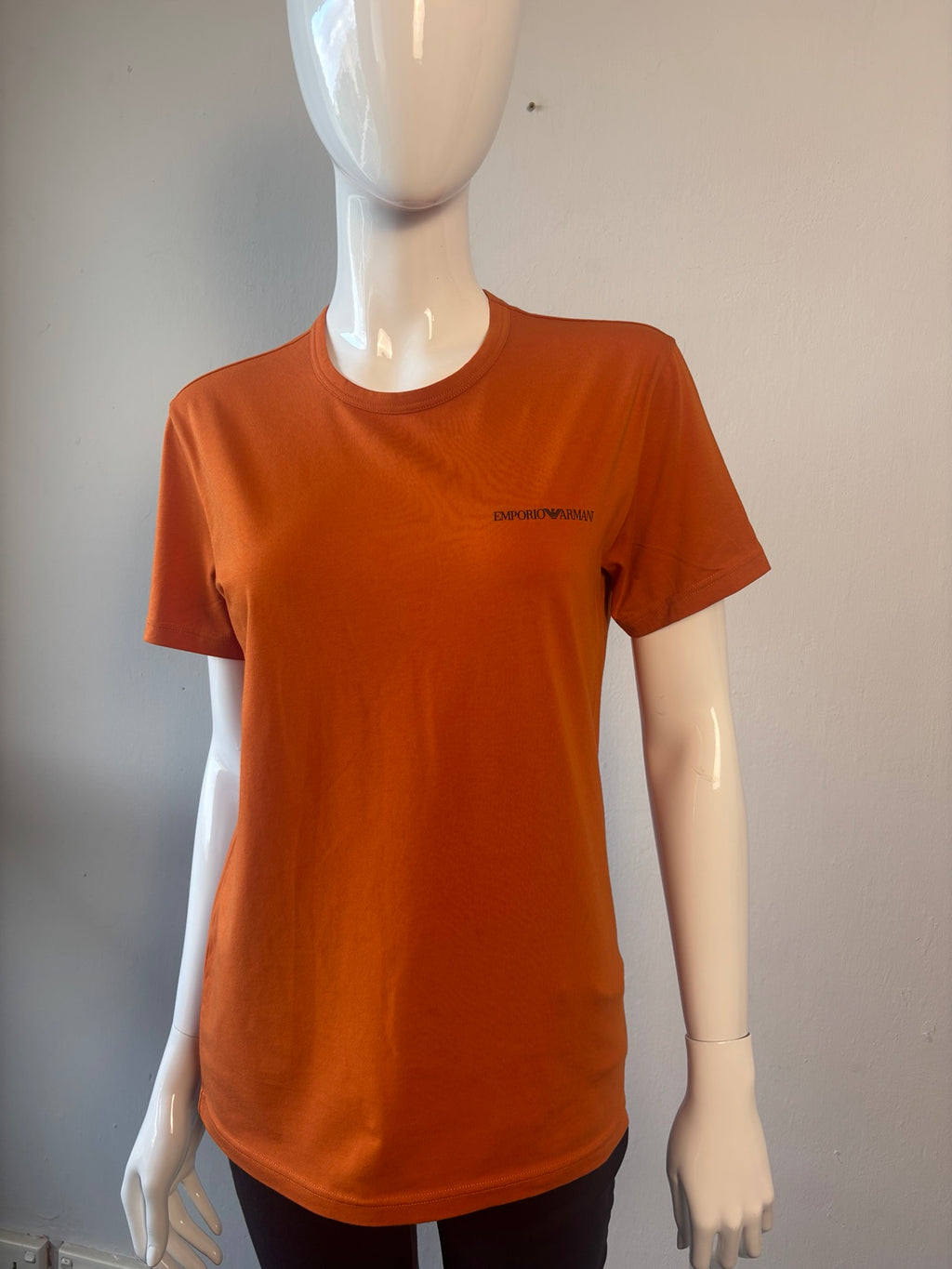Emporio Armani Underwear Logo T-Shirt – Burnt Orange – Size S