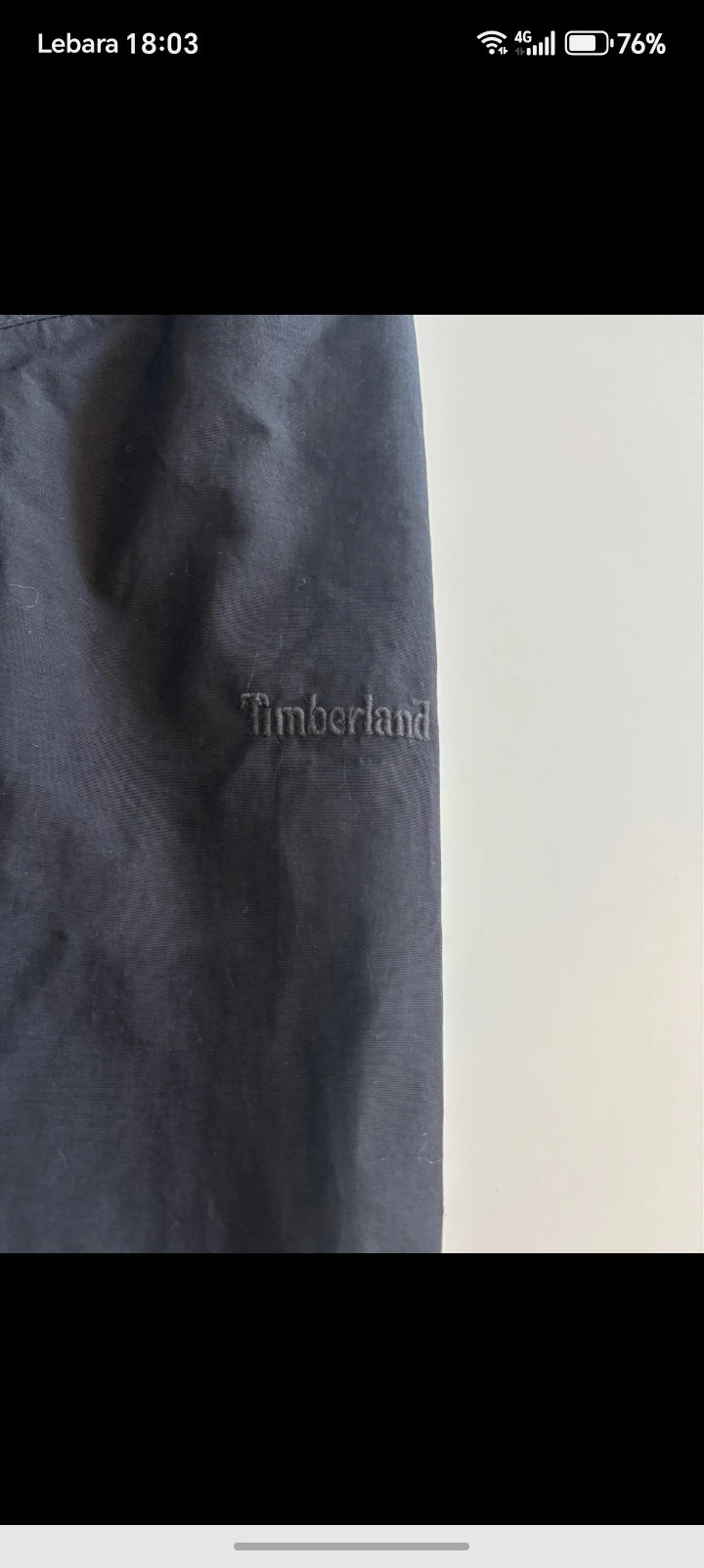 Timberland Waterproof Jacket Mens L / Large Navy — Mesh Lined — Established 1973