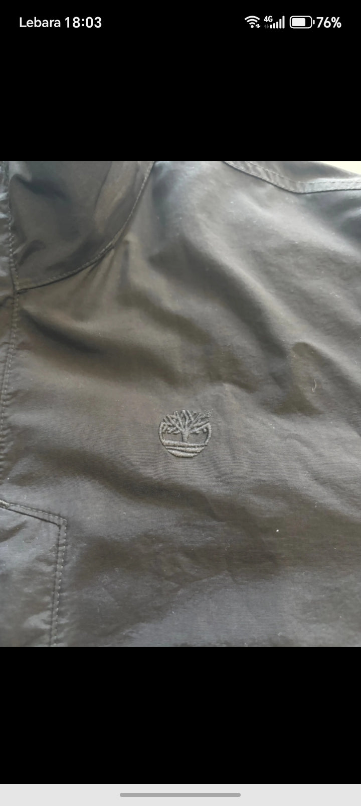 Timberland Waterproof Jacket Mens L / Large Navy — Mesh Lined — Established 1973